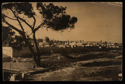 A Scenery of the Dome of the Rock in Jerusalem 