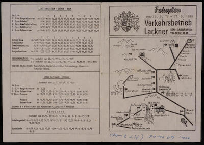Plan to Build a Transmission Line in Badgastein, 27 May 1978