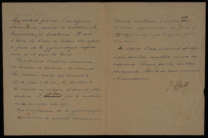 A Medical Report for Musa Alami, 9 August 1921