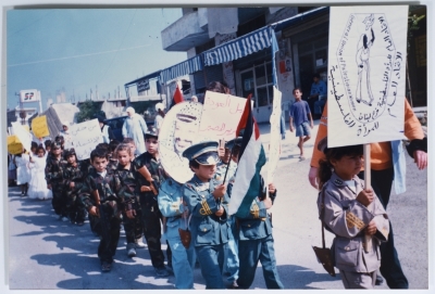 A march for children in Rashidieh camp