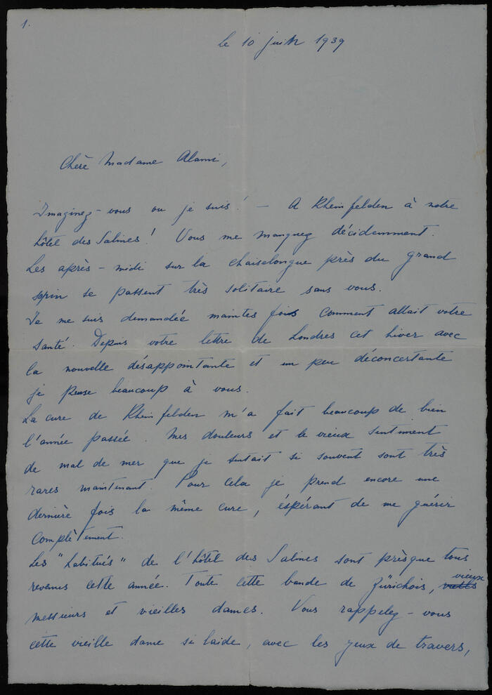 رسالة إلى زوجة موسى العلمي