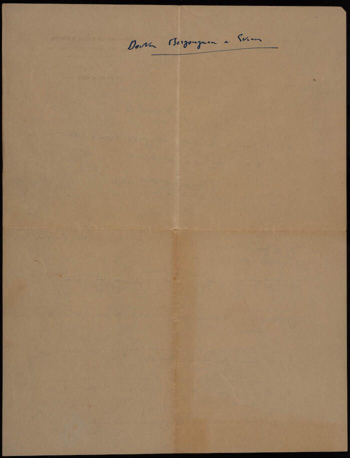 وثيقتنان مروستان باسم البرفيسور لويس رينون، باريس 