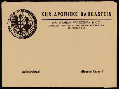 An Envelope by Wilhelm Wiatchka and Co, Austria 