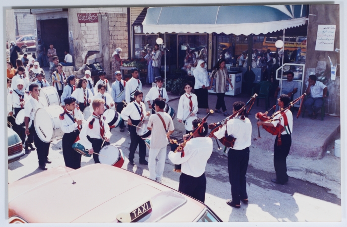 A musical performance in Rashidieh camp
