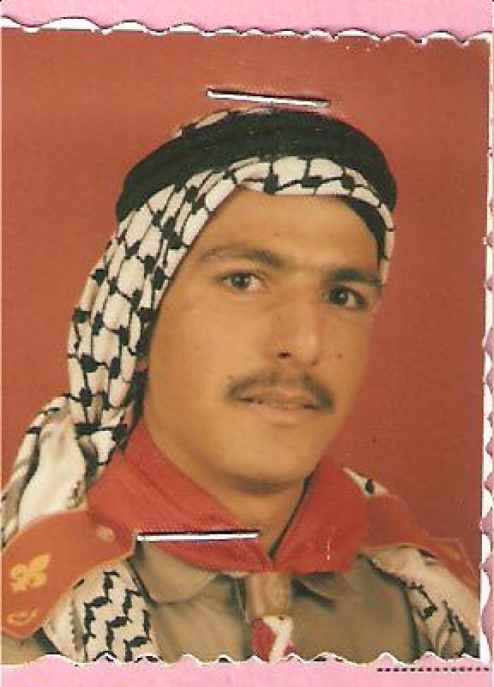 Portraite of Saliba Sh'hadeh; a member of The First Ramallah Scout Group (Sareyyet Ramallah)