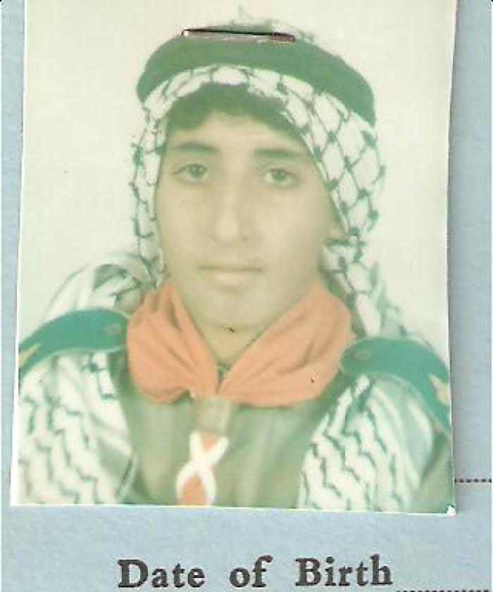 Portraite of a member of The First Ramallah Scout Group (Sareyyet Ramallah)