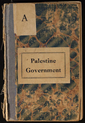 A Notebook of Khalil Sakakini 