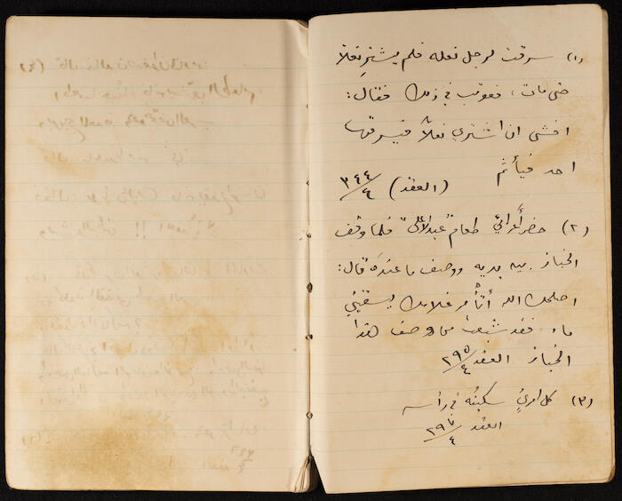 A Notebook of Khalil Sakakini 