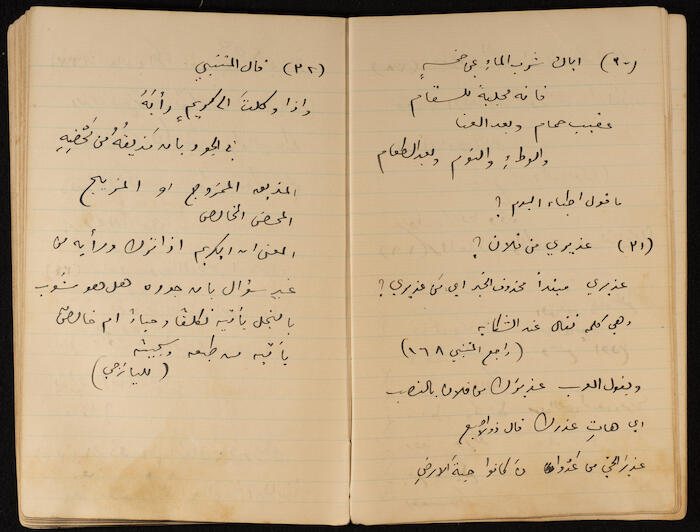 A Notebook of Khalil Sakakini 