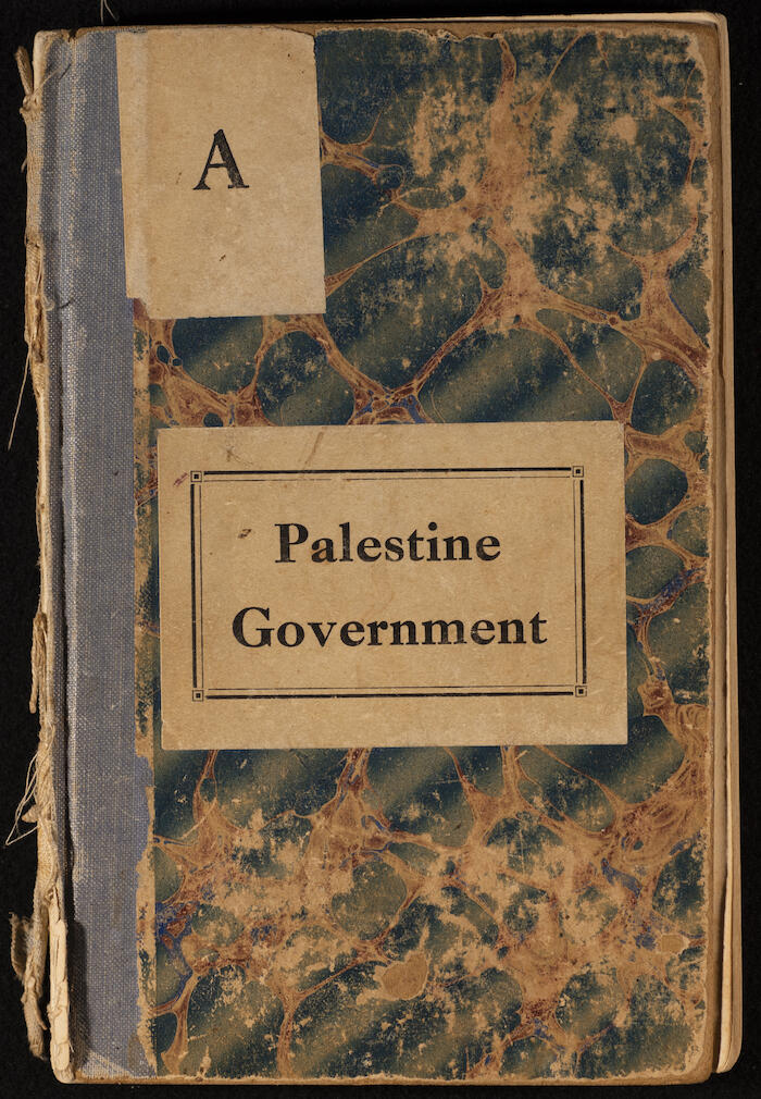 A Notebook of Khalil Sakakini 