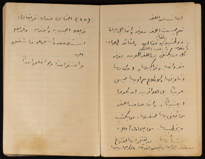 A Notebook of Khalil Sakakini 