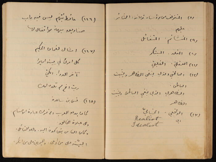 A Notebook of Khalil Sakakini 