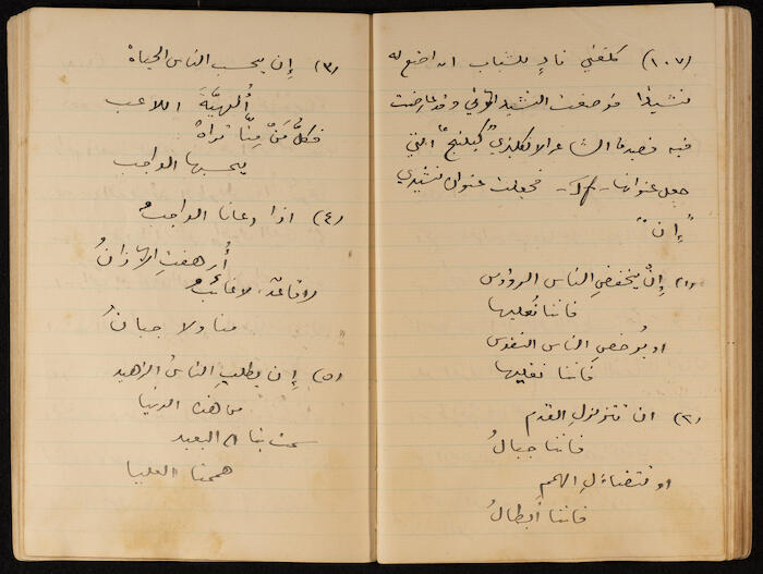 A Notebook of Khalil Sakakini 