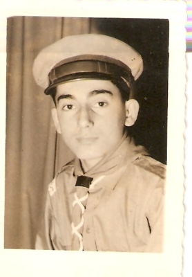 Portraite of Yousef Issa; a member of The First Ramallah Scout Group (Sareyyet Ramallah)