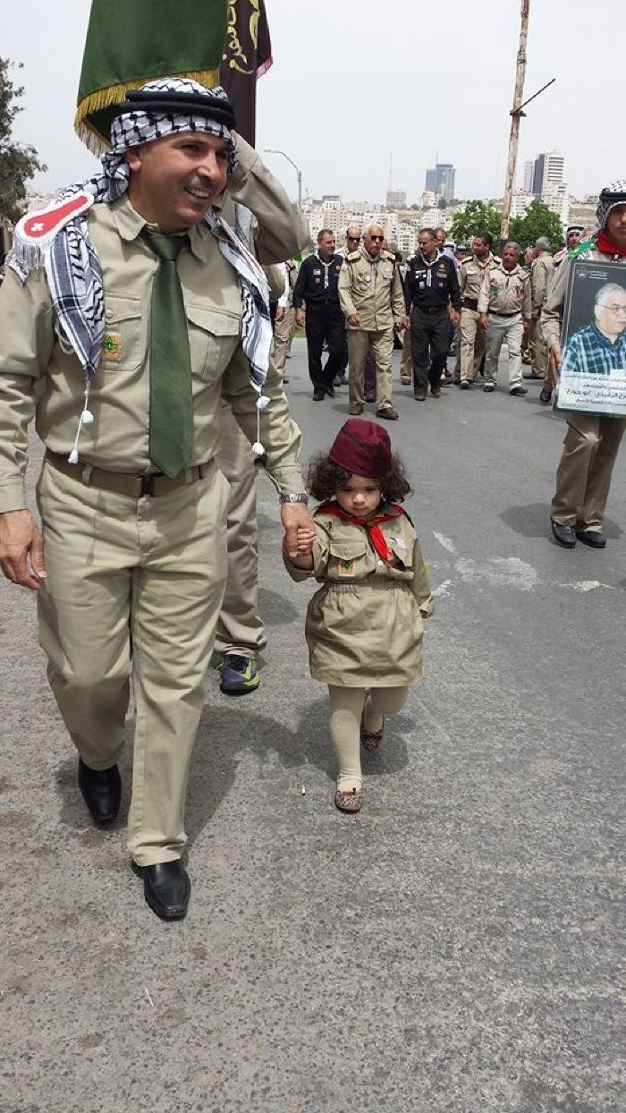صورة من عرض كشفي لسرية رام الله الأولى
