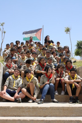A Photograph of a Sareyyet Ramallah Scout Camp
