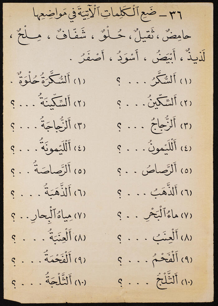 Reading Book to teach Arabic, Khalil Sakakini 