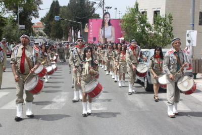 صورة من عرض كشفي لسرية رام الله الأولى
