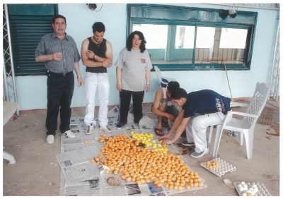 Easter preparations at the First Ramallah Scout Group (Sareyyet Ramallah)