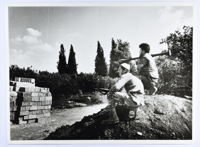 Two Amal Movement Fighters, Rashidieh Camp, 1985- 1987  
