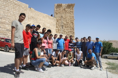 A Photograph of a Sareyyet Ramallah Scout Camp
