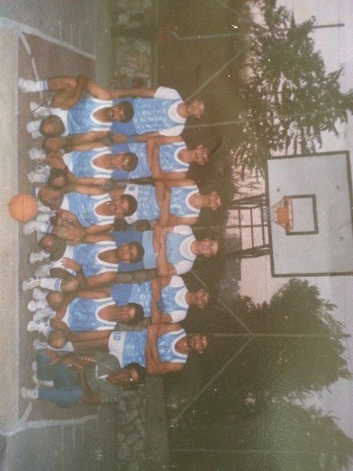 A Photograph of Sareyyet Ramallah Men's Basketball Team
