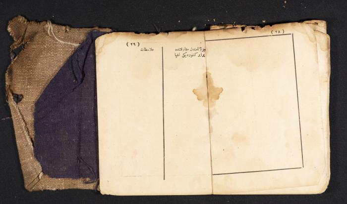 A Pocketbook of Conscription in the Ottoman Army That Belongs to Mohammad Ibregeith, 1901  