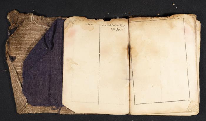 A Pocketbook of Conscription in the Ottoman Army That Belongs to Mohammad Ibregeith, 1901  