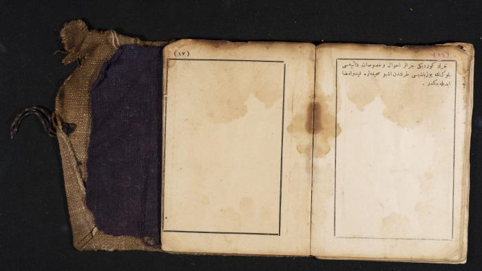A Pocketbook of Conscription in the Ottoman Army That Belongs to Mohammad Ibregeith, 1901  