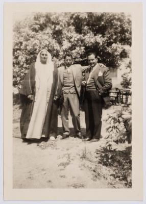 A Photograph of Ibrahim abu Sitteh with Fahd ad-Damen, Ramallah, Circa 1958	
