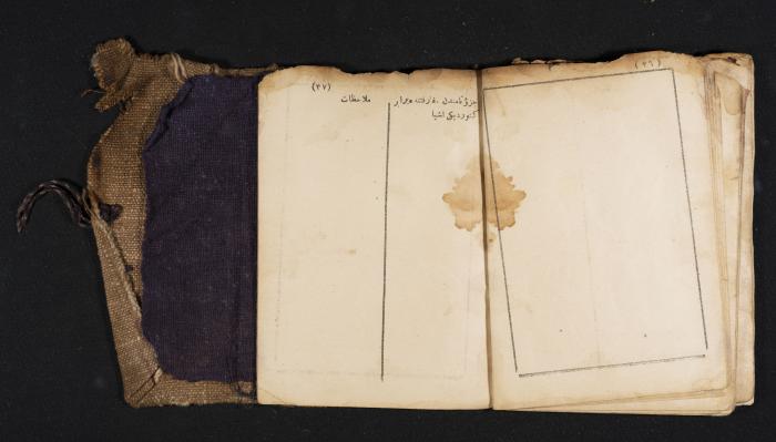 A Pocketbook of Conscription in the Ottoman Army That Belongs to Mohammad Ibregeith, 1901  