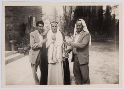 A Photograph of Ibrahim abu Sitteh with 