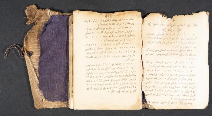 A Pocketbook of Conscription in the Ottoman Army That Belongs to Mohammad Ibregeith, 1901  