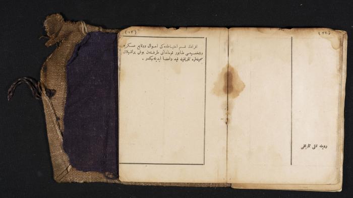 A Pocketbook of Conscription in the Ottoman Army That Belongs to Mohammad Ibregeith, 1901  