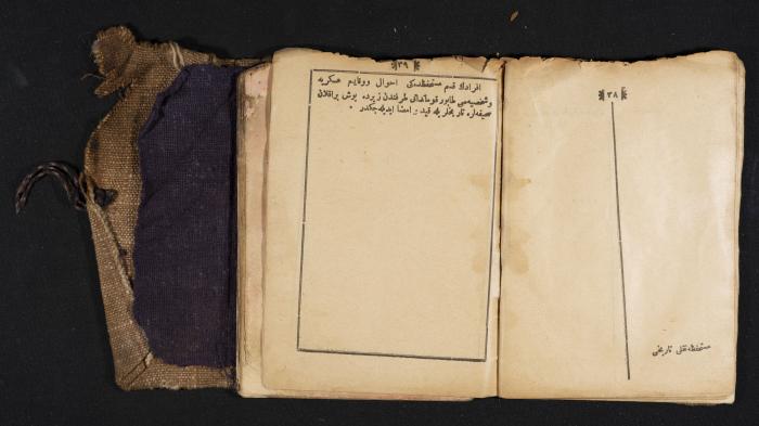 A Pocketbook of Conscription in the Ottoman Army That Belongs to Mohammad Ibregeith, 1901  