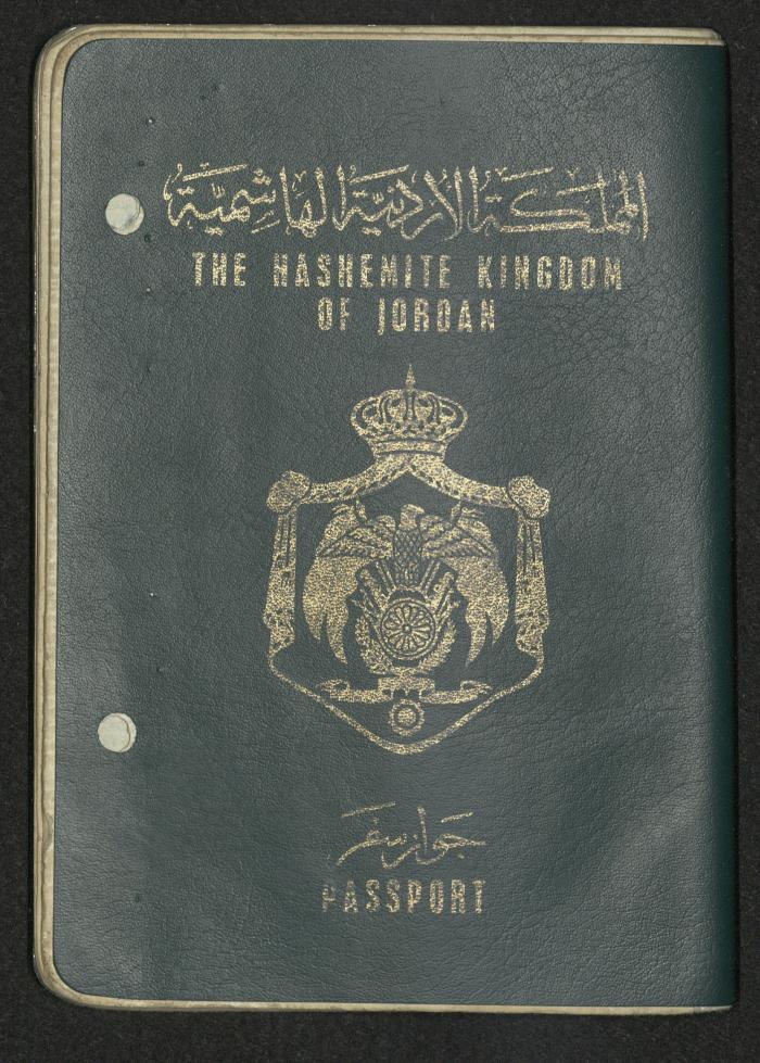 جواز سفر أردني لجمال مسيف، 24 كانون الأول 1981
