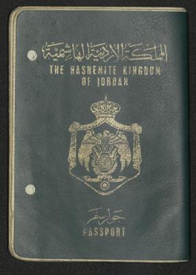 Jordanian Passport of Jamal Mesyef, 24 December 1981