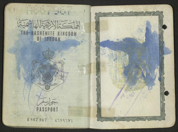 جواز سفر أردني لجمال مسيف، 24 كانون الأول 1981