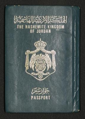 Jordanian Passport of Jamal Mesyef, 7 November 1979