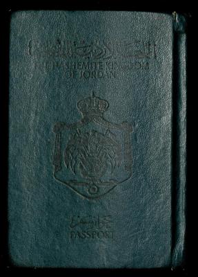 "Passport" by the Kingdome of Jordan for Saneyyeh Irshaid, 13 August 1970 