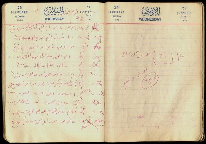 Patient Records at Abdel-Fattah Irshaid's Clinic, 7 August 1962 