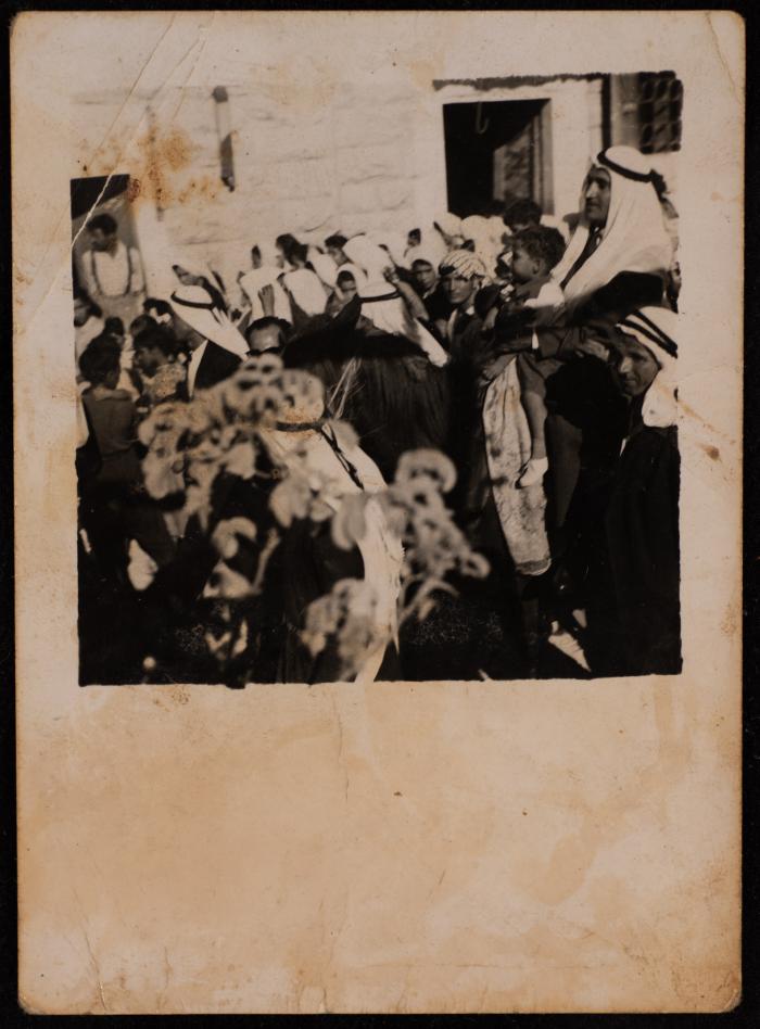 A Photograph from the Wedding of Hasan al-Khatib, Beit Iksa, the Early 1950s
