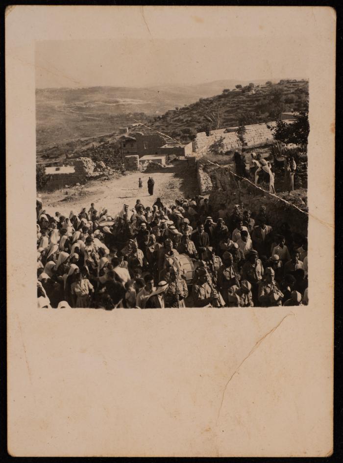 A Photograph from the Wedding of Hasan al-Khatib, Beit Iksa, the Early 1950s