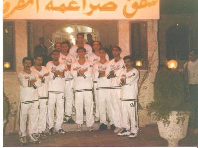 صورة لفريق الرجال لكرة السلة التابع لسرية رام الله الأولى