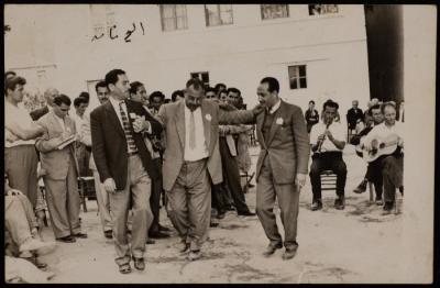 Hasan al-Khatib and Friends in Greece 