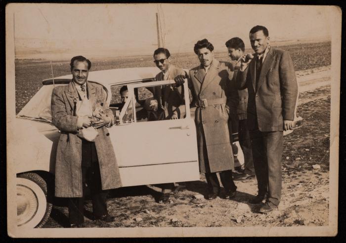 حسن الخطيب واصدقائه في لبنان، 1960
