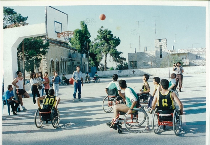 A basketball match for persons with disabilities (PWD)