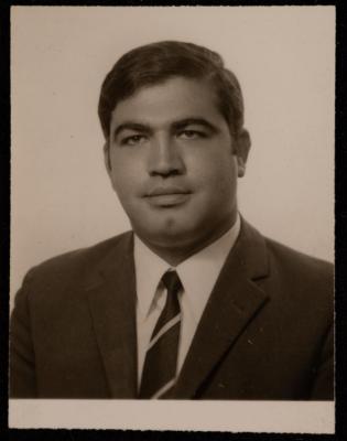 A Portrait of a Young Man Wearing a Suit and a Tie, 28 October 1972