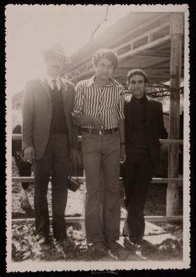 Three Men at a Dairy Farm, Amman