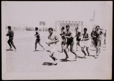 Young Men Playing Football, Amman